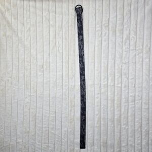 Vineyard Vines Men's Gray Camo Belt Canvas Silvertone Rings Size XS